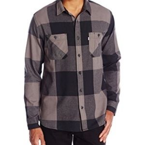 LEVI'S | Rika Flannel in Gray & Black Size L